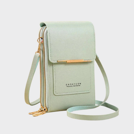 Olive SafeBag Women's Anti-Theft RFID Crossbody Bag – Secure & Stylish Shoulder Purse with Multiple Pockets