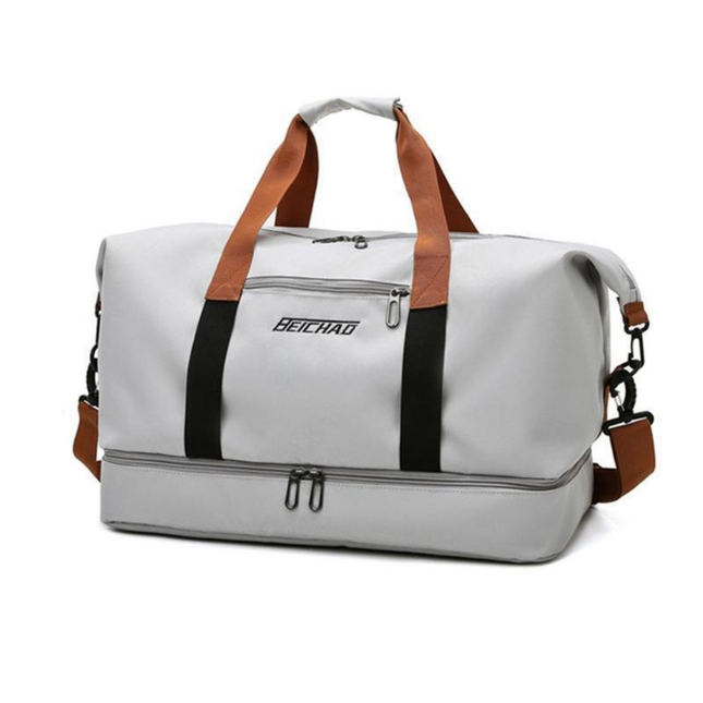 Waterproof Gym Duffel Bag with Shoe & Wet-Dry Compartments – Travel-Ready Sport & Weekend Bag