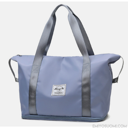 Foldable Waterproof Weekender Travel Bag – Lightweight Carry-On Duffel with Luggage Sleeve