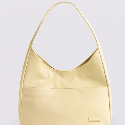 Minimalist Hobo Shoulder Bag – Vegan Leather