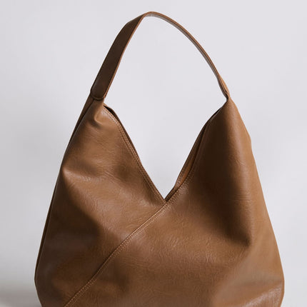 Vegan Leather Hobo Bag – Spacious, Timeless & Cruelty-Free Black Shoulder Tote