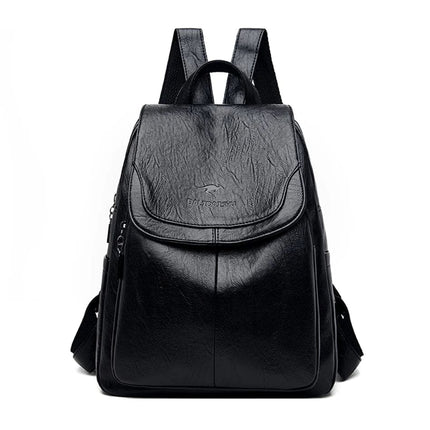 Elegant PU Leather Women's Backpack – Stylish, Spacious & Water-Resistant