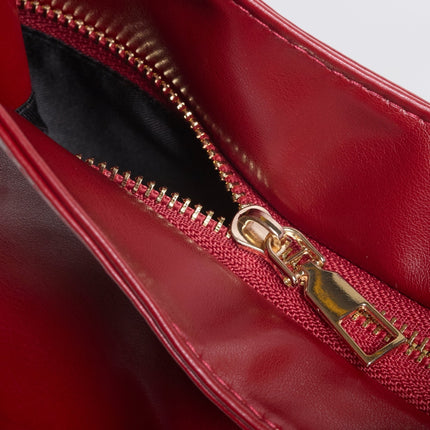 Minimalist Hobo Shoulder Bag – Vegan Leather