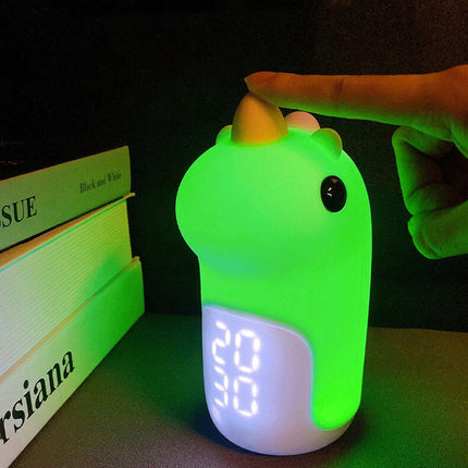 Cute Unicorn LED Alarm Clock & Night Light – USB Powered Decorative Lamp 4.4" x 6.3"