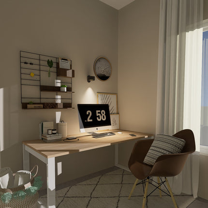 Magnetic LED Wall Lamp – USB Rechargeable, Dimmable, Touch Control, Warm Light – Modern Minimalist Design