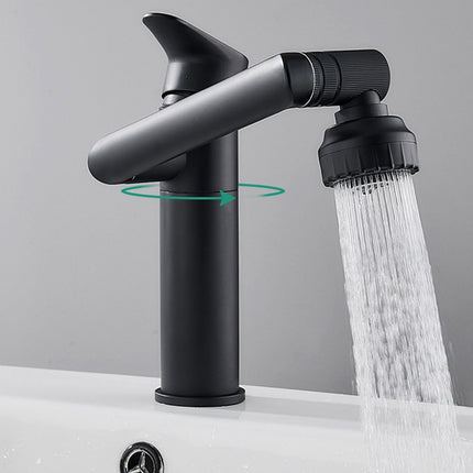 Matte Black 360° Swivel Kitchen & Bathroom Faucet – Modern Single Handle Design