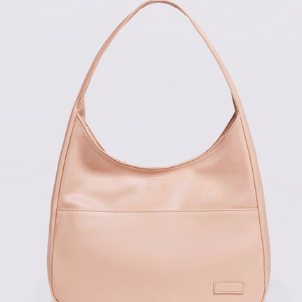 Minimalist Hobo Shoulder Bag – Vegan Leather