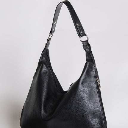 Spacious Shoulder Bag – Vegan Leather