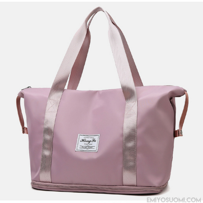 Foldable Waterproof Weekender Travel Bag – Lightweight Carry-On Duffel with Luggage Sleeve