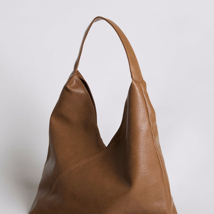 Vegan Leather Hobo Bag – Spacious, Timeless & Cruelty-Free Black Shoulder Tote