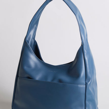 Minimalist Hobo Shoulder Bag – Vegan Leather