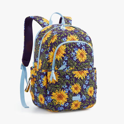 Black Backpack with Laptop Compartment & Side Pockets – Lightweight, Water-Resistant & Stylish for School or Work