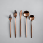 Matte Rose Gold / Set for 4 persons (20 pieces)