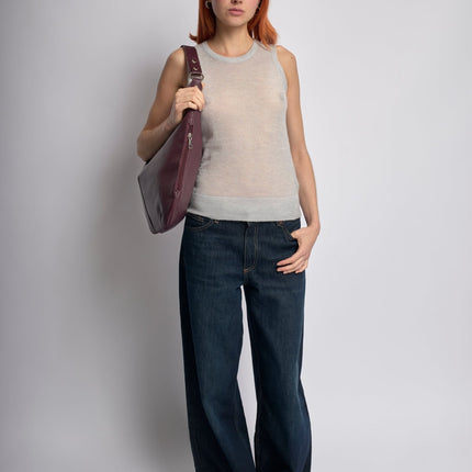 Spacious Shoulder Bag – Vegan Leather