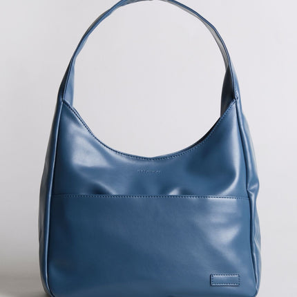 Minimalist Hobo Shoulder Bag – Vegan Leather