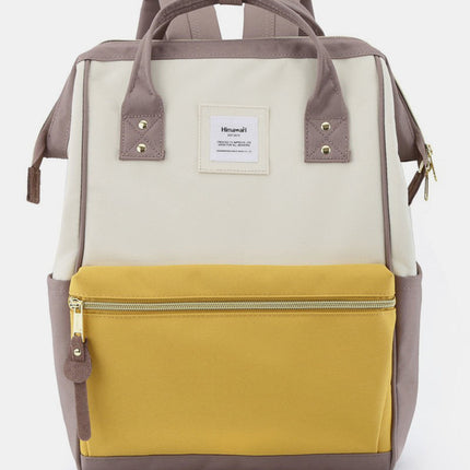Holly Daze Waterproof Canvas Backpack – Eco-Friendly, Minimalist Japanese Design, Padded Laptop Compartment