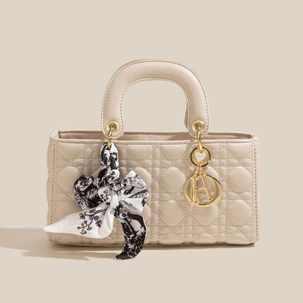 Chic-Bow Mini Handbag – Elegant Bow-Detail PU Leather Crossbody Bag for Women