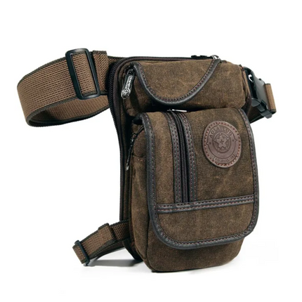 Men’s Canvas Waist Bag – Durable, Functional & Comfortable Belt Bag for Travel, Hiking & Daily Use