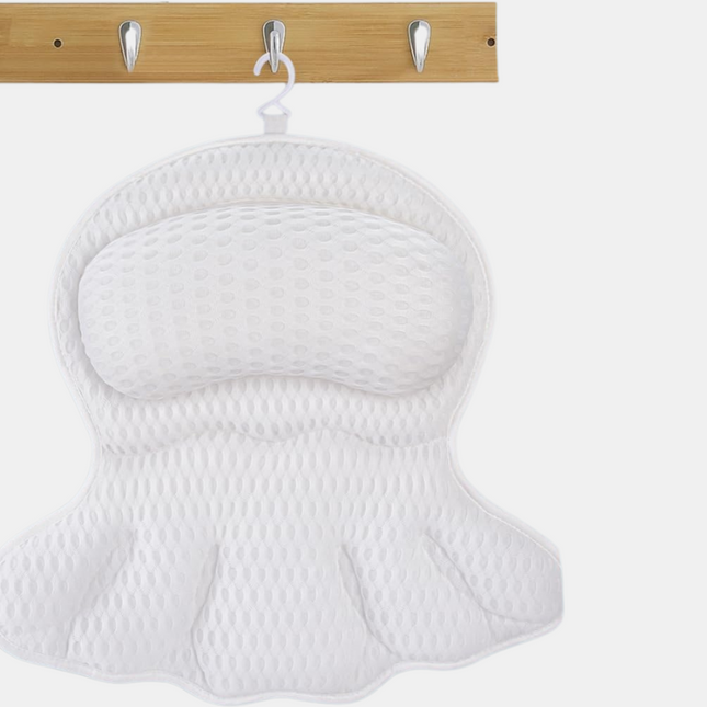 4D Luxury Bath Pillow with Ergonomic Neck & Back Support – Spa Comfort for Tub Relaxation at Home