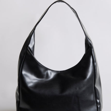 Minimalist Hobo Shoulder Bag – Vegan Leather