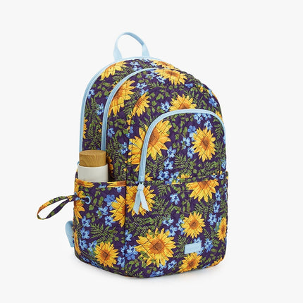 Black Backpack with Laptop Compartment & Side Pockets – Lightweight, Water-Resistant & Stylish for School or Work