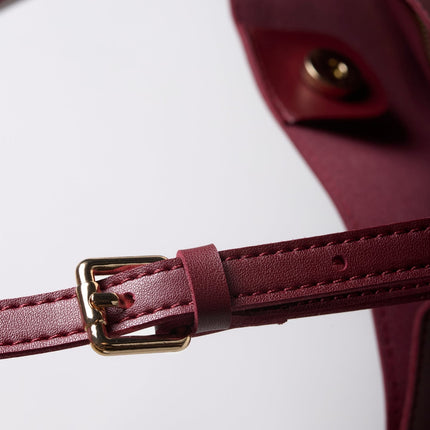 Minimalist Leather Shoulder Bag for Women – Spacious Black & Brown Elegance Handbag