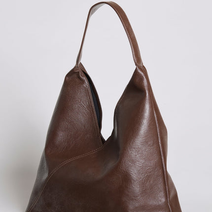 Vegan Leather Hobo Bag – Spacious, Timeless & Cruelty-Free Black Shoulder Tote