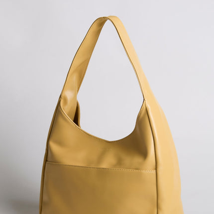 Minimalist Hobo Shoulder Bag – Vegan Leather