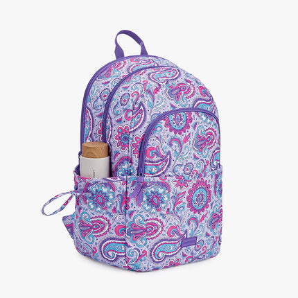 Black Backpack with Laptop Compartment & Side Pockets – Lightweight, Water-Resistant & Stylish for School or Work