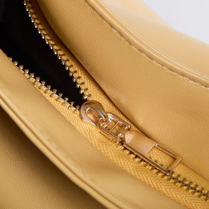 Minimalist Hobo Shoulder Bag – Vegan Leather