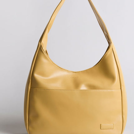 Minimalist Hobo Shoulder Bag – Vegan Leather