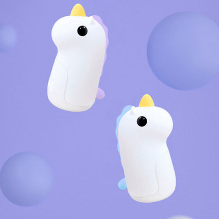 Cute Unicorn LED Alarm Clock & Night Light – USB Powered Decorative Lamp 4.4" x 6.3"