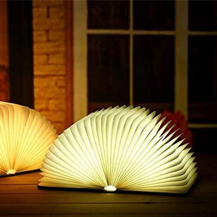 Rechargeable Folding Book Lamp – Magical LED Table Light for Cozy Home Décor
