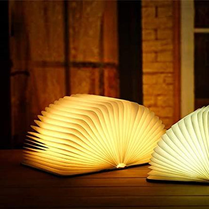 Rechargeable Folding Book Lamp – Magical LED Table Light for Cozy Home Décor