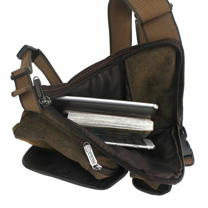 Men’s Canvas Waist Bag – Durable, Functional & Comfortable Belt Bag for Travel, Hiking & Daily Use