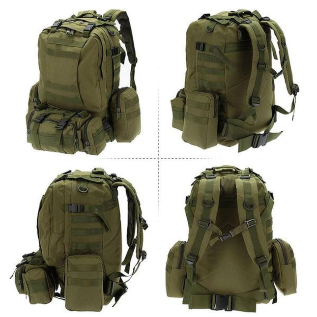 50L Military Tactical Backpack – Waterproof, Durable, and Spacious for Outdoor Adventures