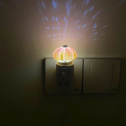 Modern Urchin Glow Night Lamp 8" – Artistic Sea Urchin LED Light for Cozy Home Decor