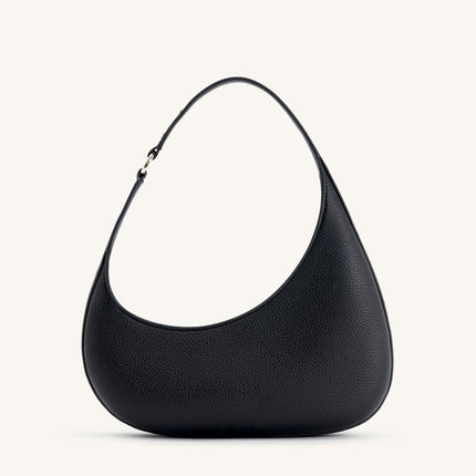 Minimalist Drop-Shaped Vegan Leather Shoulder Bag ‒ Modern Chic & Lightweight