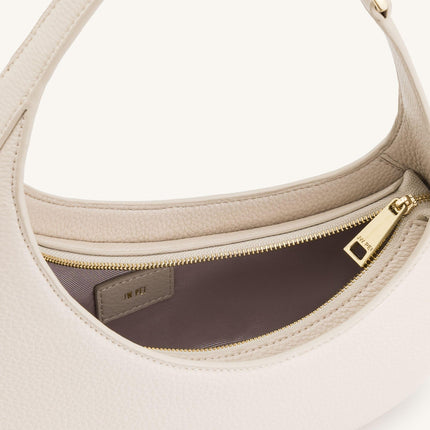 Minimalist Drop-Shaped Vegan Leather Shoulder Bag ‒ Modern Chic & Lightweight