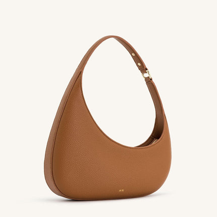 Minimalist Drop-Shaped Vegan Leather Shoulder Bag ‒ Modern Chic & Lightweight