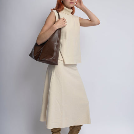 Vegan Leather Hobo Bag – Spacious, Timeless & Cruelty-Free Black Shoulder Tote