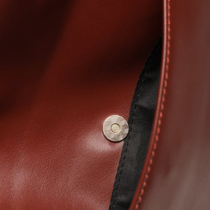 Minimalist Hobo Shoulder Bag – Vegan Leather