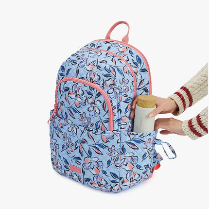 Black Backpack with Laptop Compartment & Side Pockets – Lightweight, Water-Resistant & Stylish for School or Work