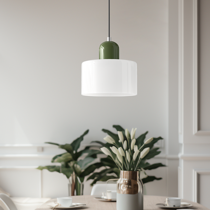 Elongated Halo Pendant Light – Modern Hanging Ceiling Fixture for Dining, Kitchen & Hallway
