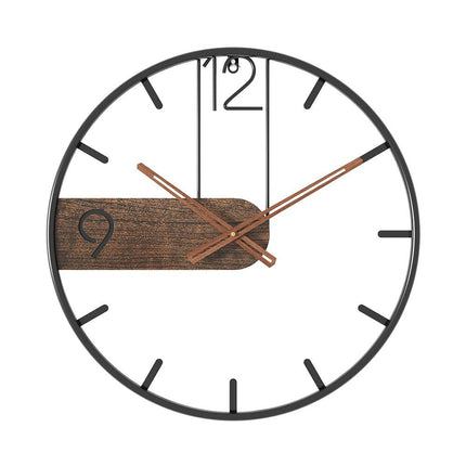 Modern Nordic Silent Wall Clock – 16" or 20" Quiet Non-Ticking Design for Stylish Home Decor