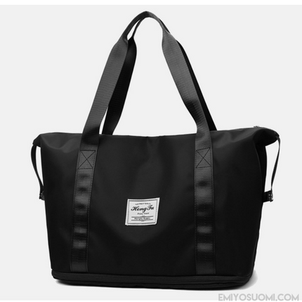 Foldable Waterproof Weekender Travel Bag – Lightweight Carry-On Duffel with Luggage Sleeve