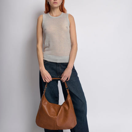 Spacious Shoulder Bag – Vegan Leather