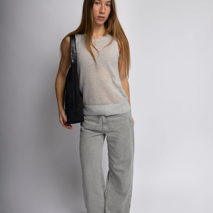 Black Suede Shoulder Bag – Minimalist & Spacious Design