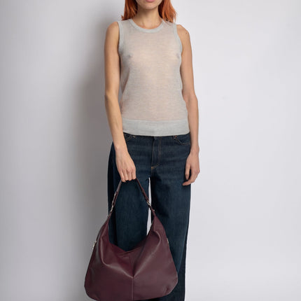 Spacious Shoulder Bag – Vegan Leather