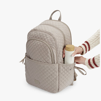 Black Backpack with Laptop Compartment & Side Pockets – Lightweight, Water-Resistant & Stylish for School or Work